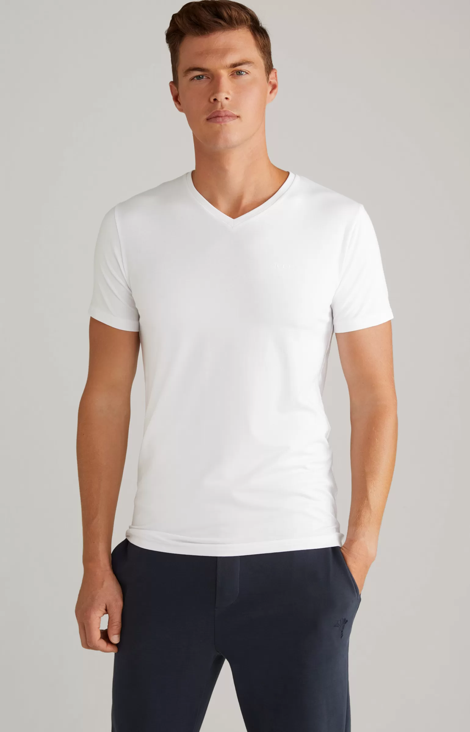 JOOP 2er-Pack Modal-Baumwoll-Stretch T-Shirts in Weiss^ Unterwäsche&Loungewear | T-Shirts&Sweats