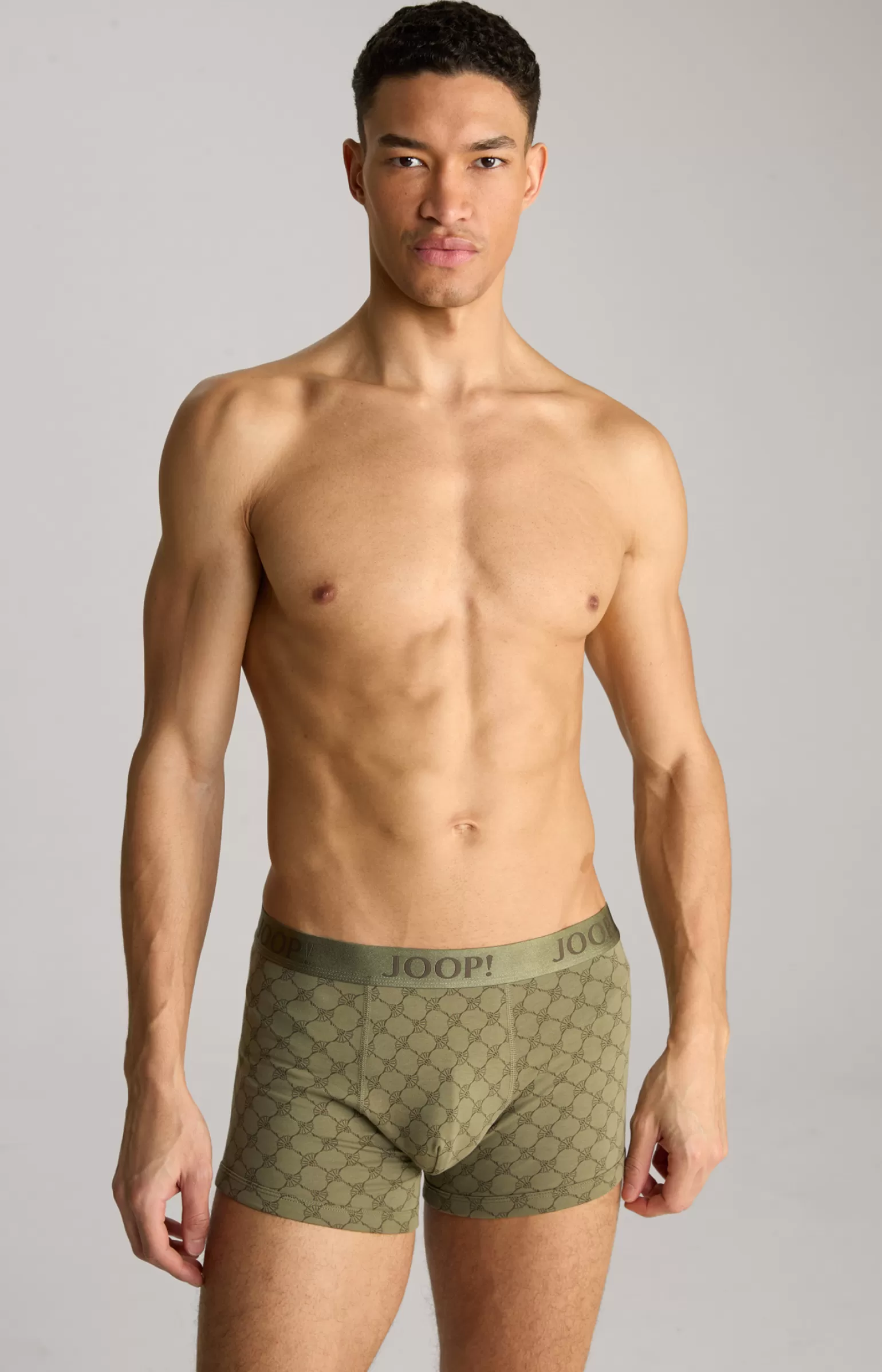 JOOP 3-er Pack Boxer in Oliv/Weiß/Blau gemustert^ Unterwäsche&Loungewear