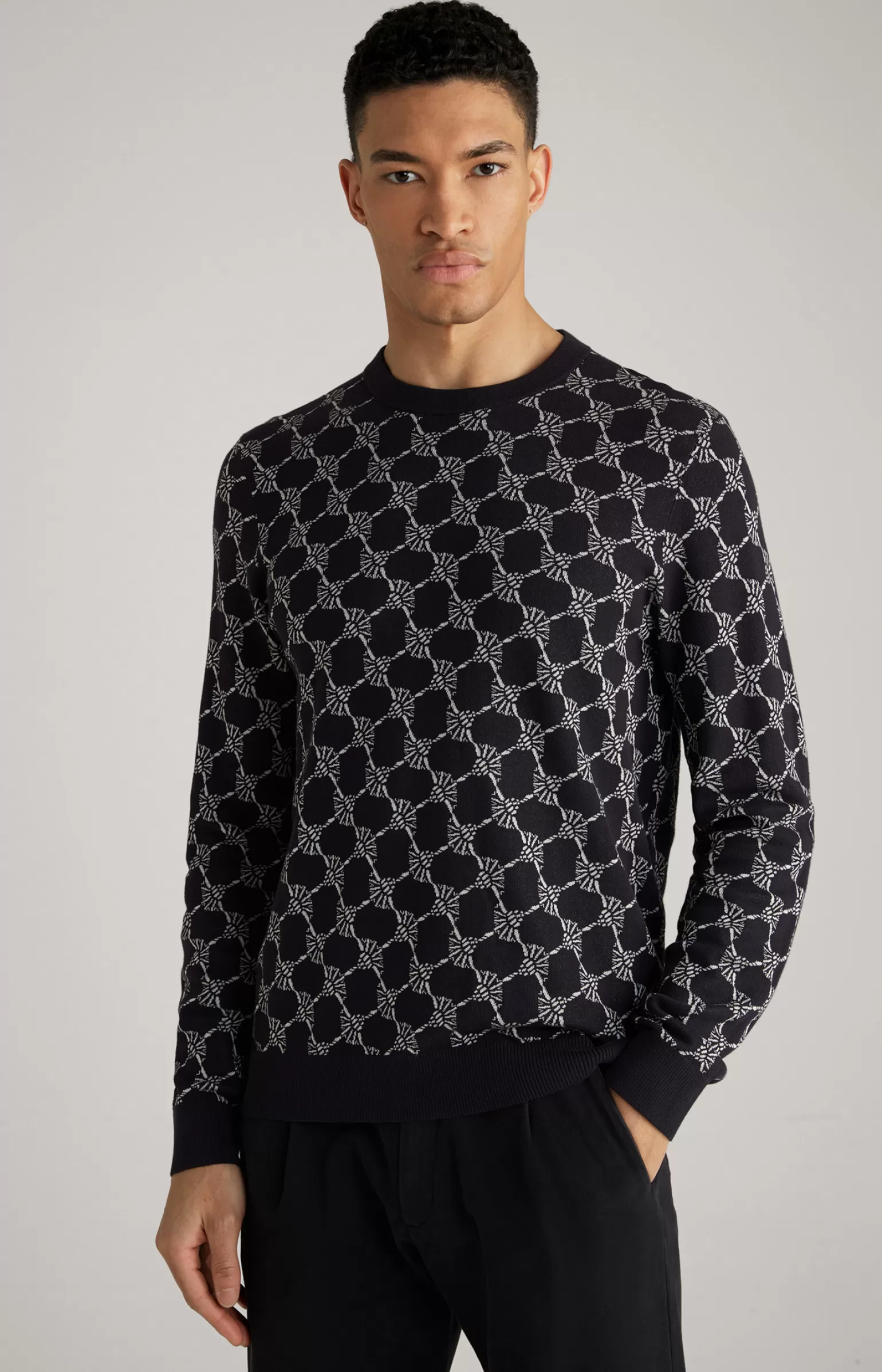 JOOP Cornflower-Pullover Ravon in gemustert^ Strick | Bekleidung