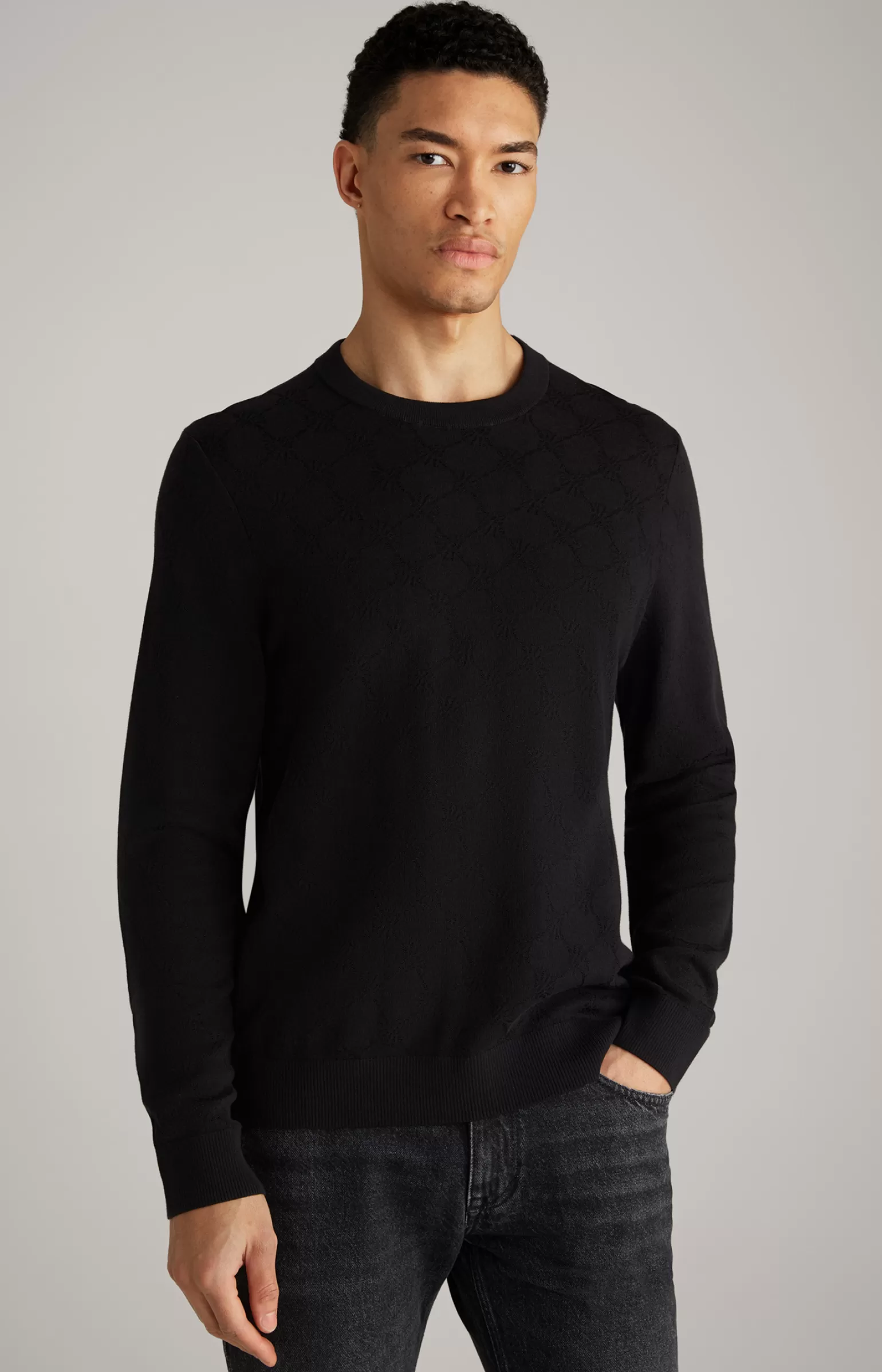 JOOP Cornflower-Pullover Ravon in gemustert^ Strick | Bekleidung