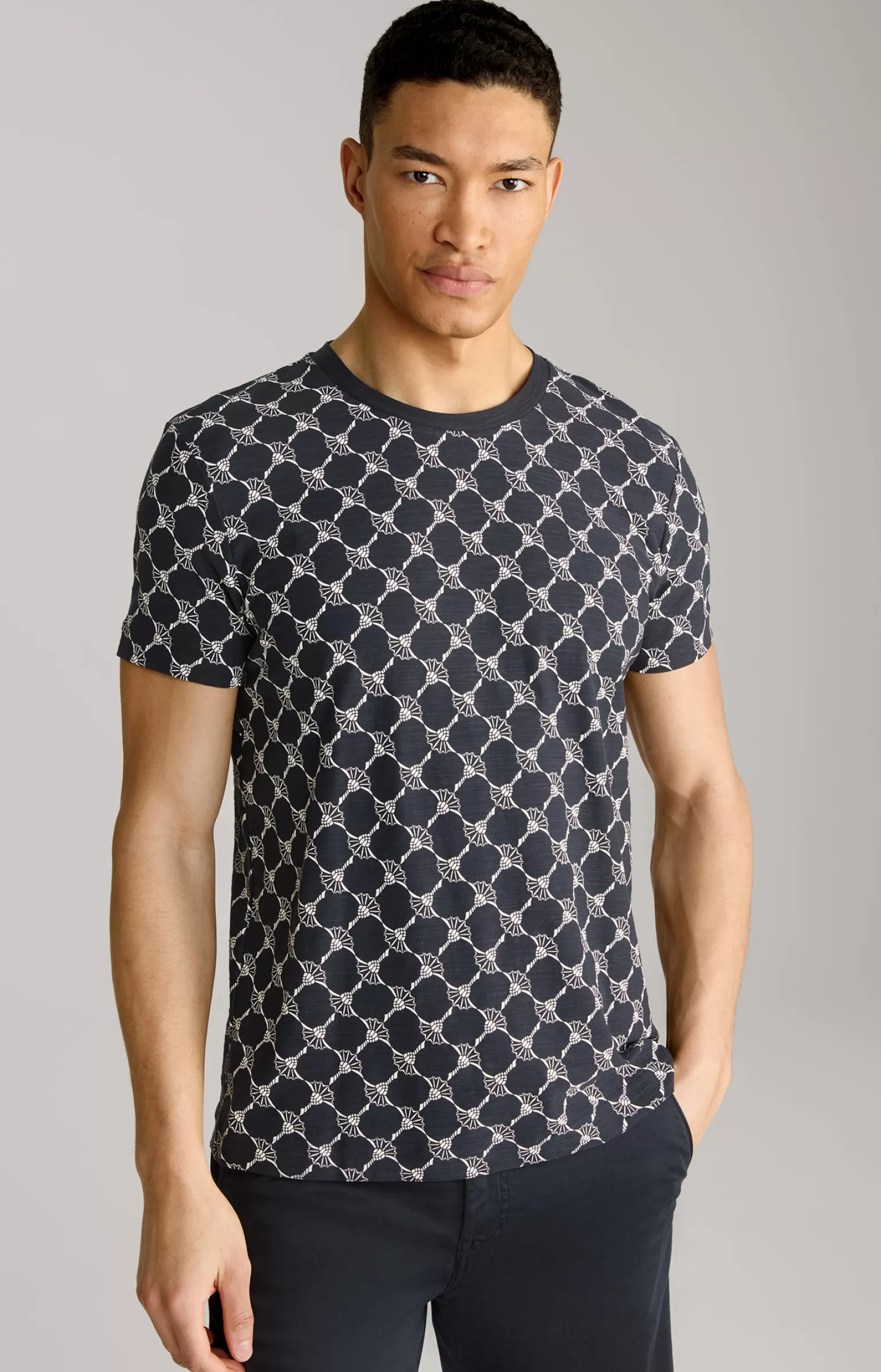 JOOP Cornflower-T-Shirt Tyron in gemustert^ T-Shirts&Sweats | Bekleidung