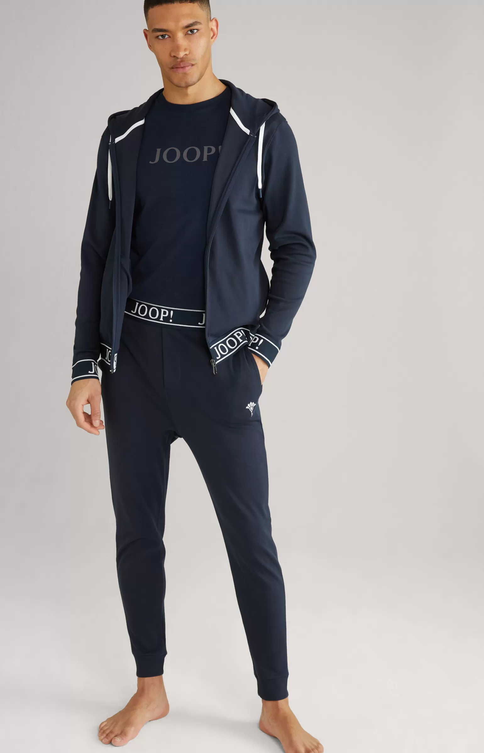 JOOP Hoodie-Sweatjacke in Dunkelblau^ Unterwäsche&Loungewear | T-Shirts&Sweats