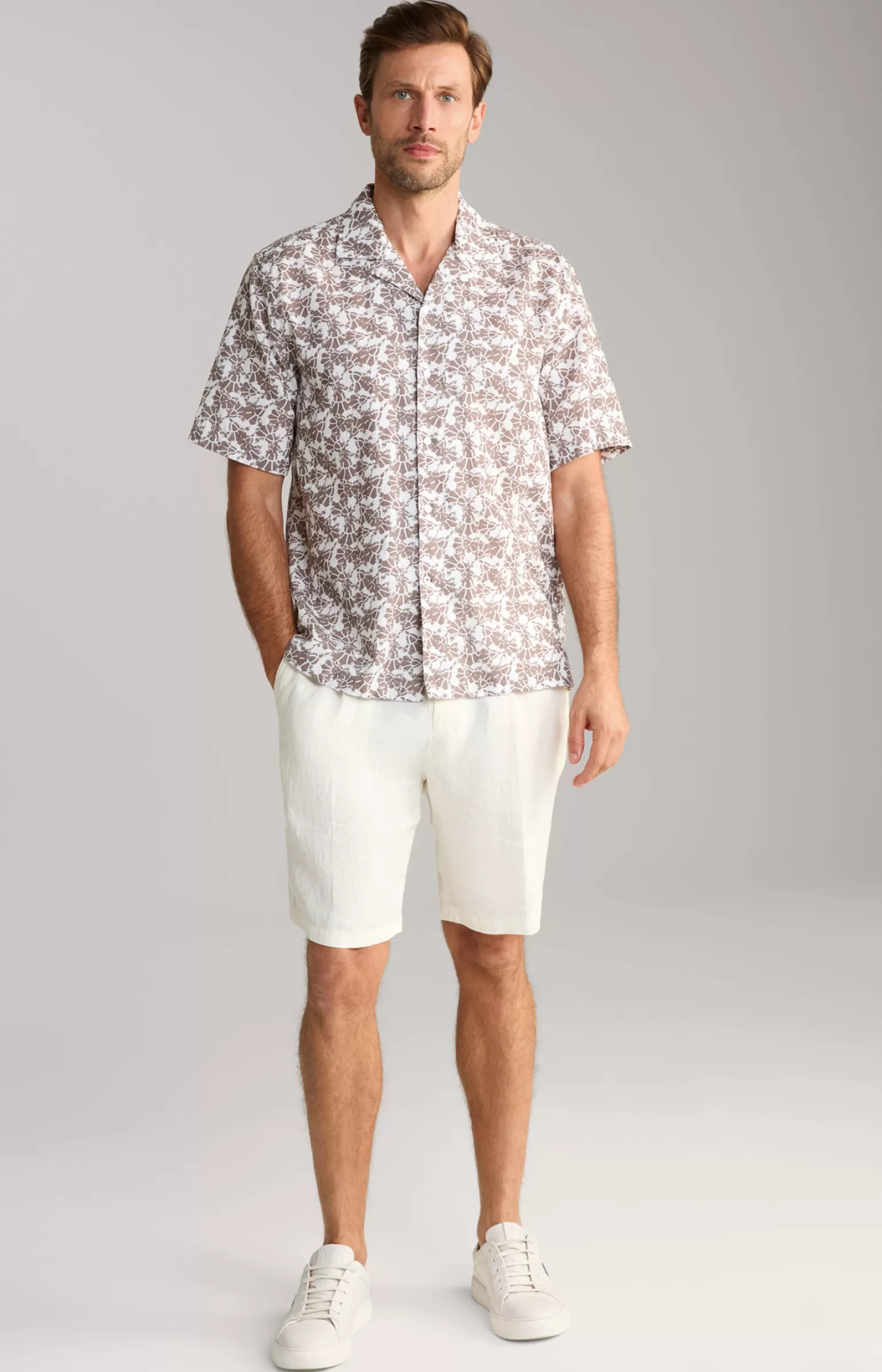 JOOP Leinenmix-Shorts Dinghy in meliert^ Shorts & Badeshorts | Bekleidung