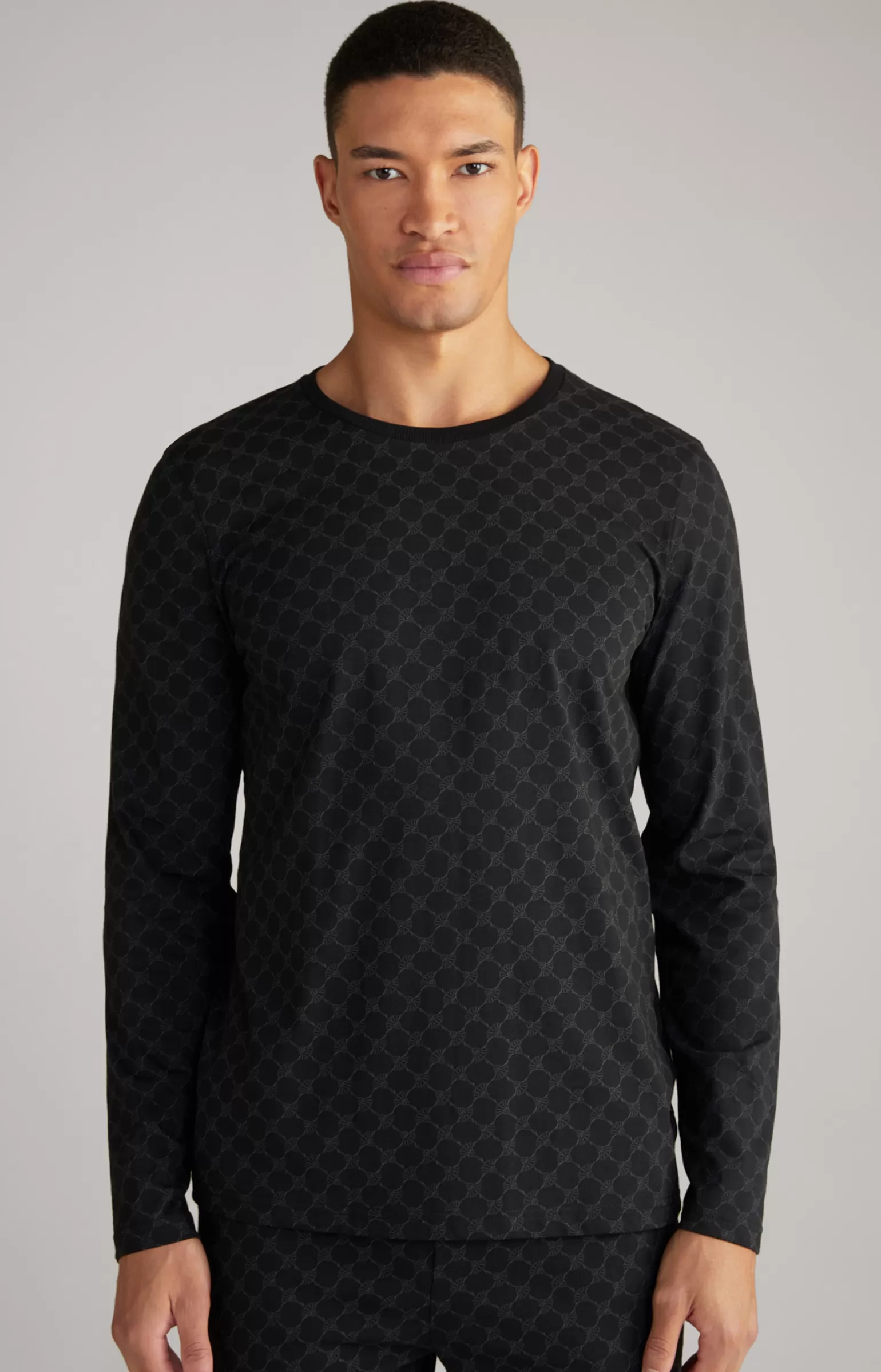 JOOP Loungewear Longsleeve in gemustert^ Unterwäsche&Loungewear