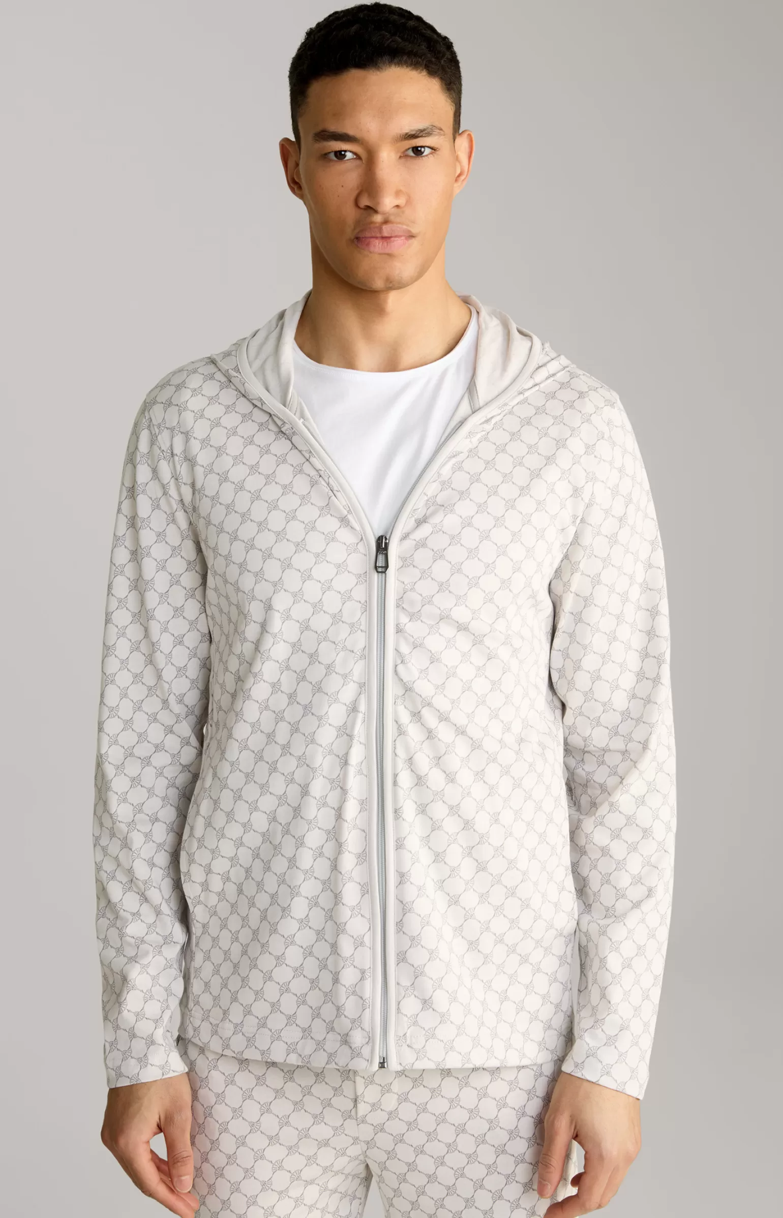 JOOP Loungewear Sweatjacke in /Grau gemustert^ Unterwäsche&Loungewear | T-Shirts&Sweats