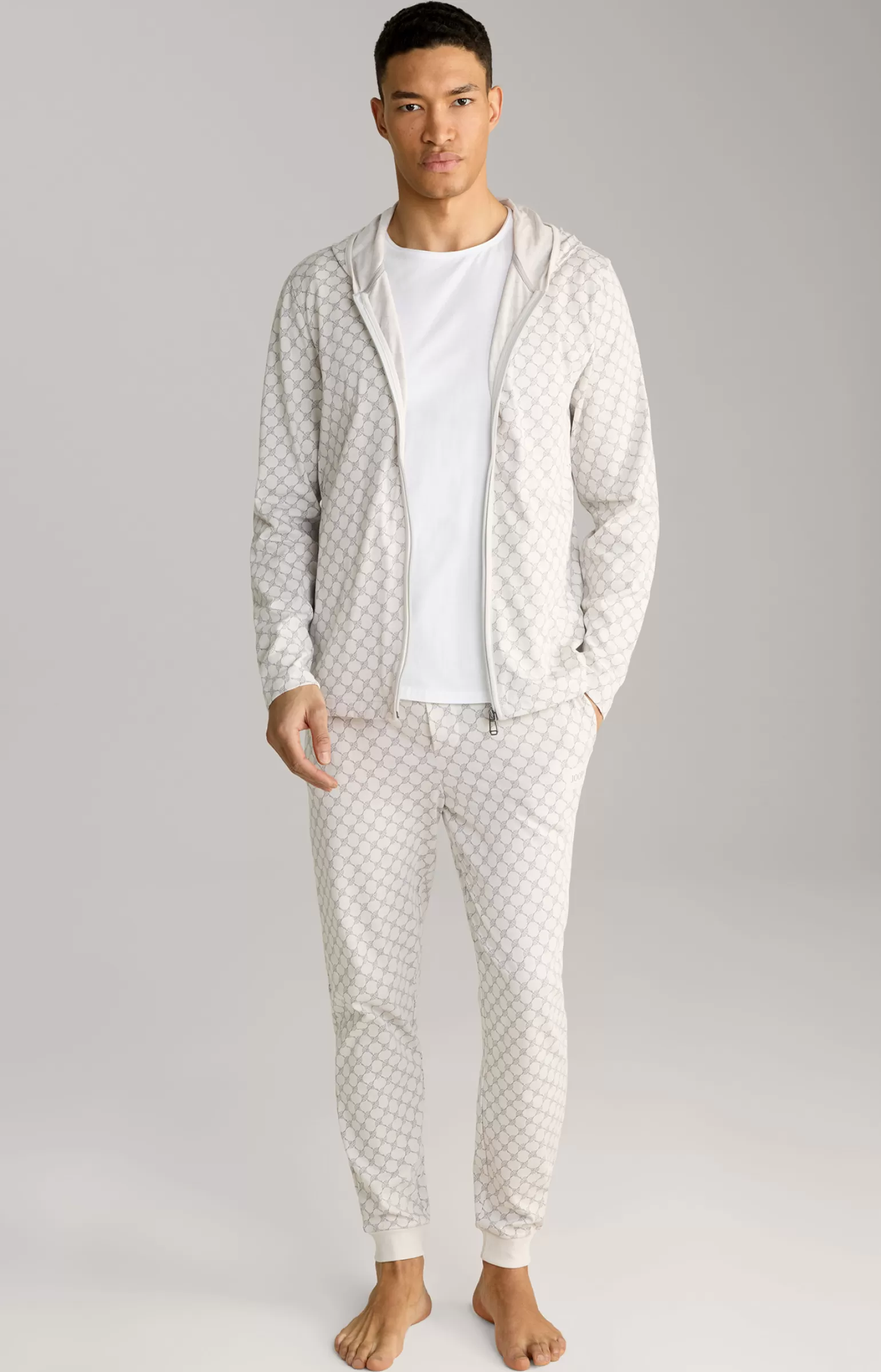 JOOP Loungewear Sweatjacke in /Grau gemustert^ Unterwäsche&Loungewear | T-Shirts&Sweats