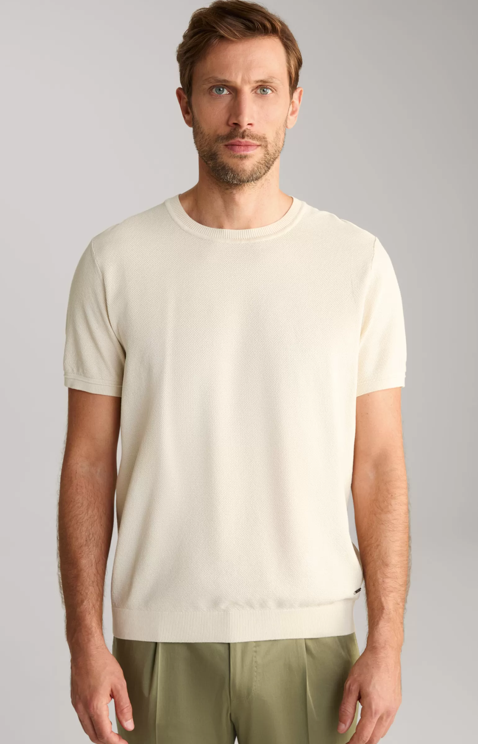 JOOP Strick-Shirt Valdrio in Natural^ T-Shirts&Sweats | Bekleidung