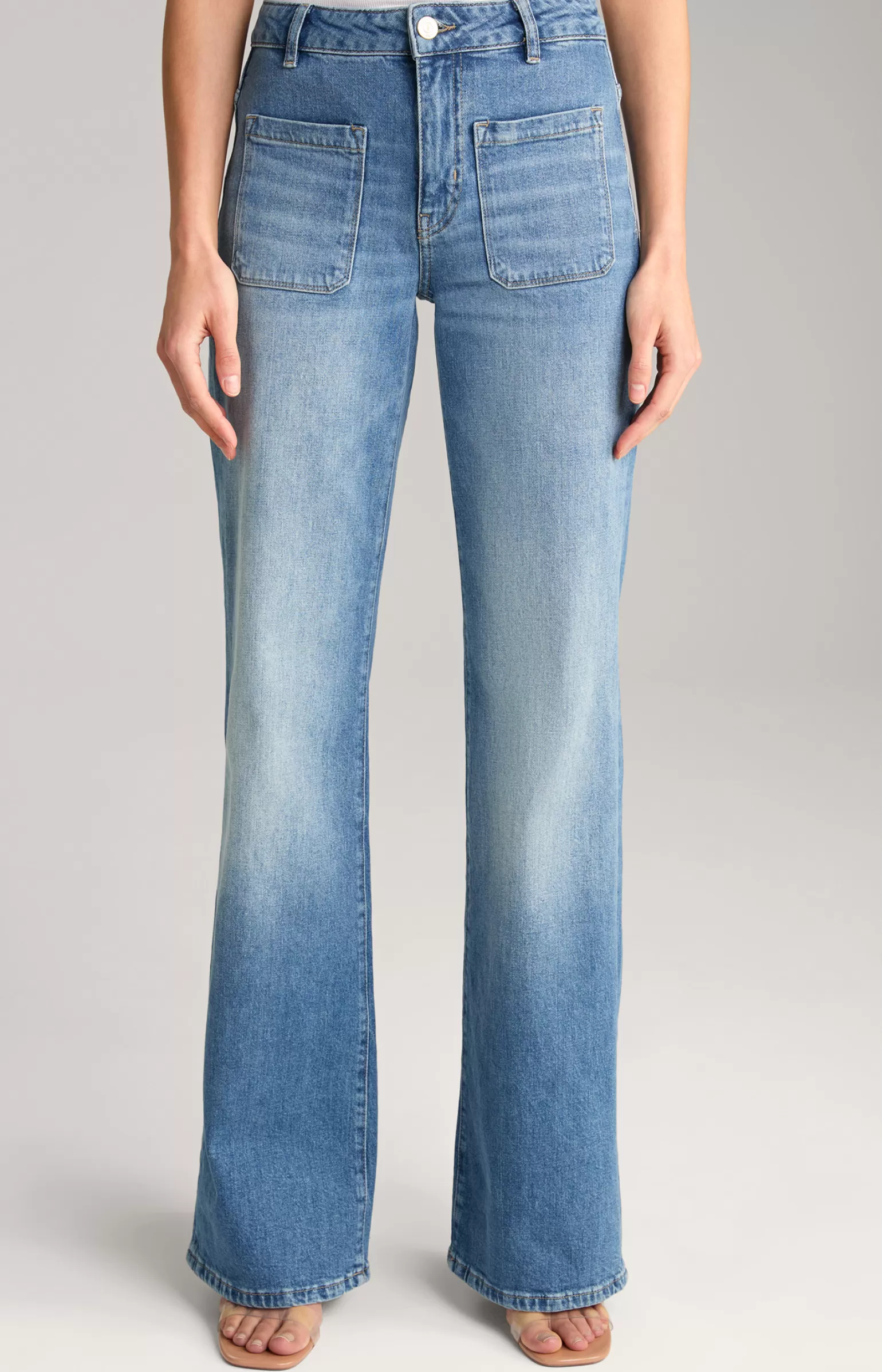 JOOP Wide Leg Jeans in Blue Washed^ Jeans | Bekleidung