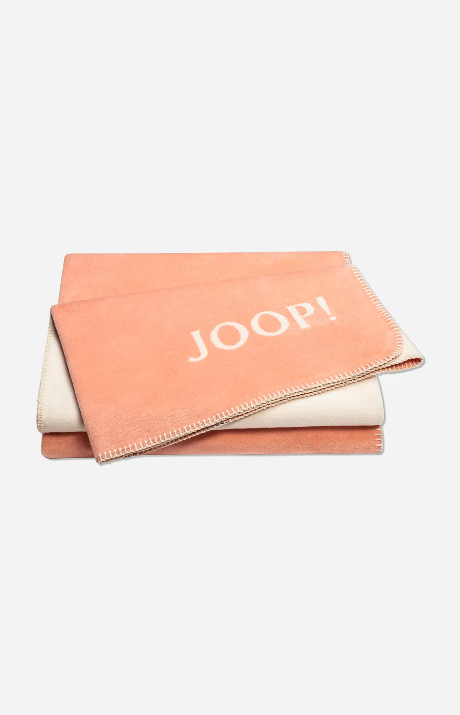 JOOP Wohndecke Uni-Doubleface in Apricot-Sand^ Plaids & Decken